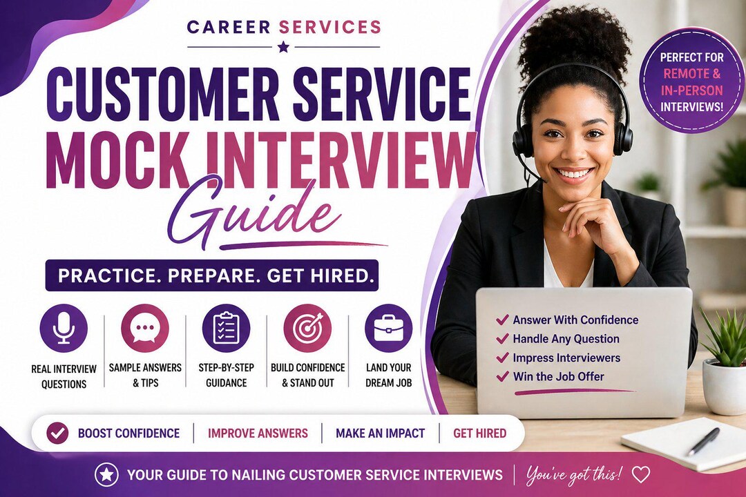 Mock Interview Handbook.pdf Customer Service Mock Interview Guide | Remote Job Prep (digital ...
