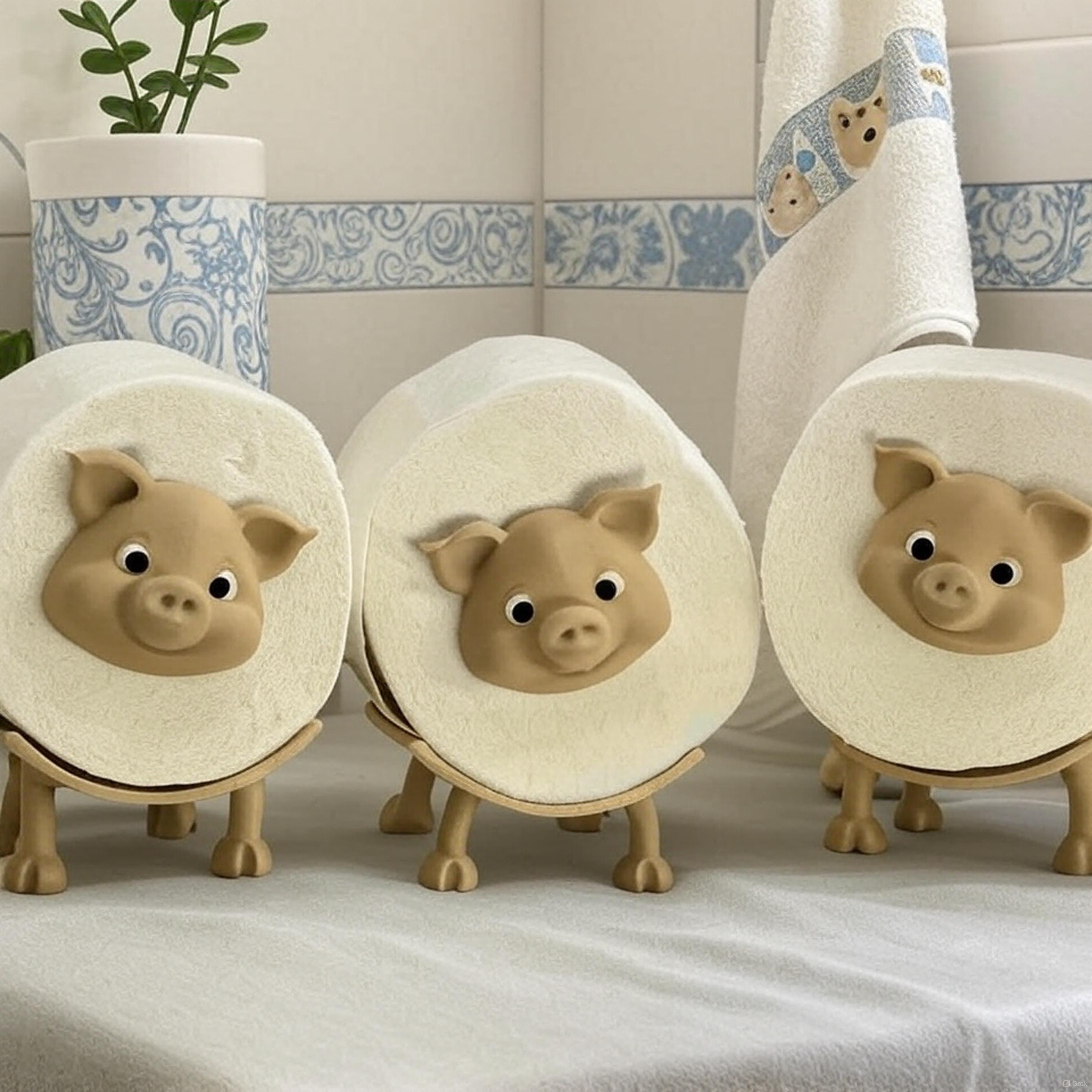 Sheep Toilet Roll Holder