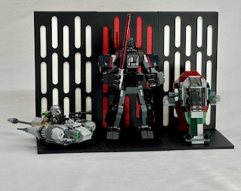 Expositor de figuras LEGO inspirado en Star Wars