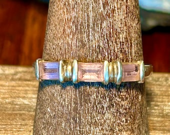 Sterling Silver Amethyst Ring RJ Graziano 925 Vintage Gemstone Retro Jewelry