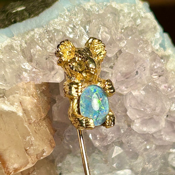 opal tie pin