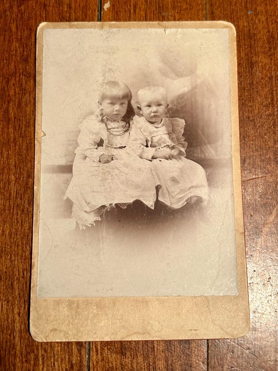 Cabinet Card photo of American big game hunter and his guide @1890 Cabinet Card photo of American big game hunter and his guide @1890