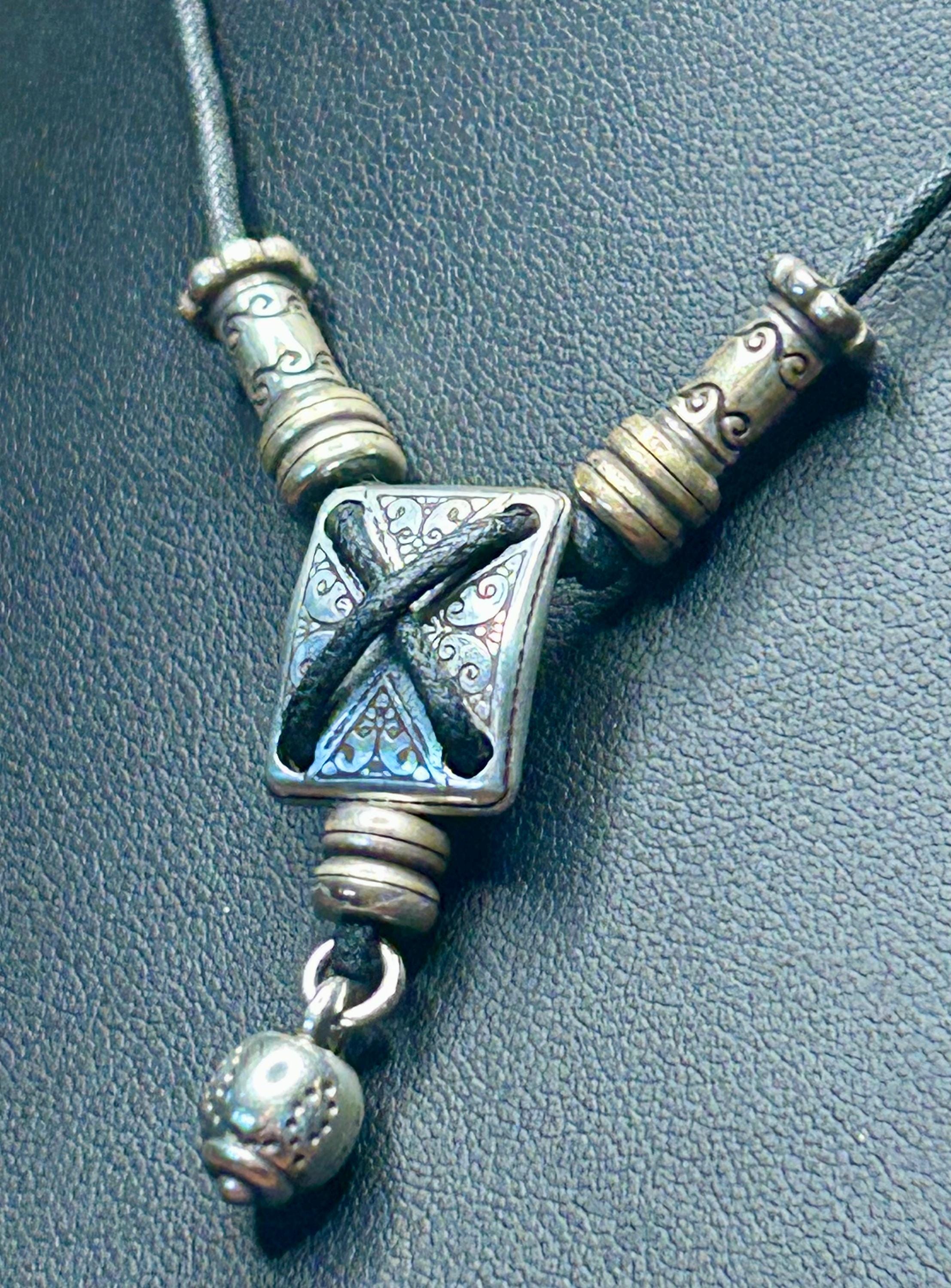 Collana Brighton Monte Carlo – Ciondolo Multi Cristallo Topazio Blu/viola, Nuova - Foto 4