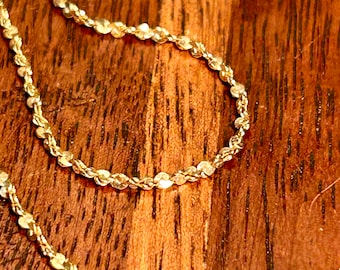 Vintage Napier Necklace Gold Tone Chain Retro Fashion Jewelry Signed 24”