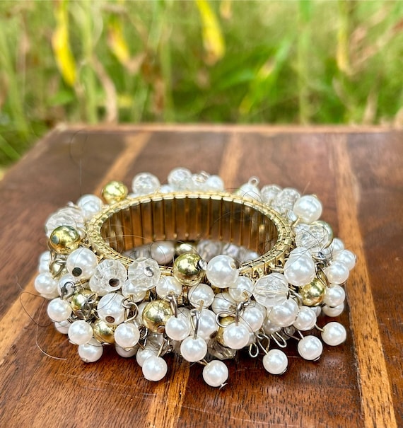 Bracelet Fantaisie Vintage Ancien - Bijou Rétro De Collection, Occasion Avec Traces D'usure