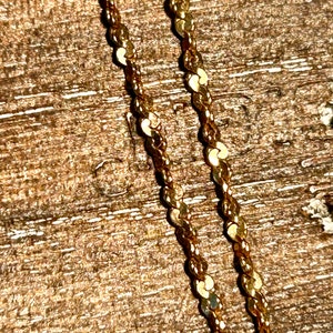 Vintage Napier Necklace Gold Tone Chain Retro Fashion Jewelry Signed 24 image 4