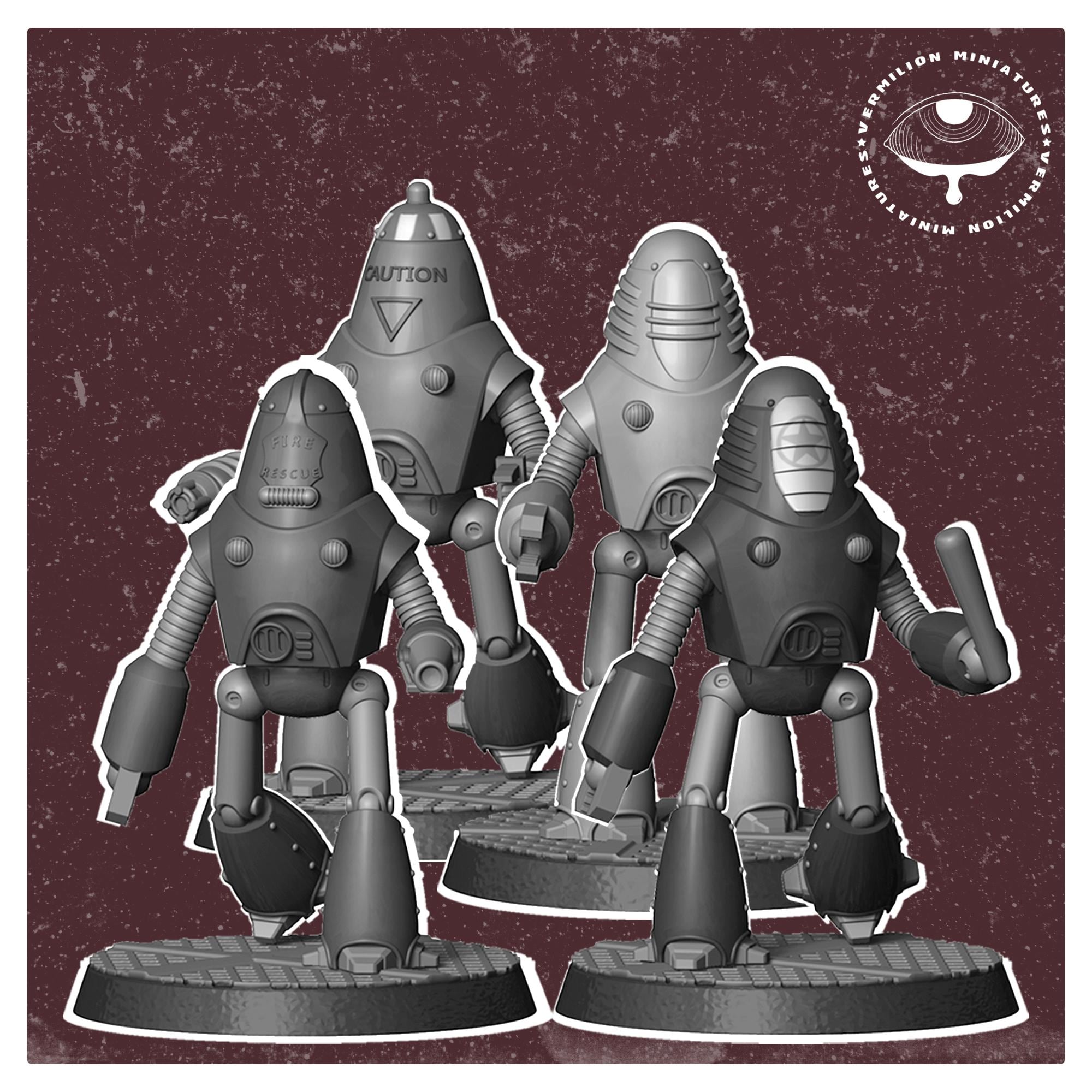 32mm Hardened Wasteland Defender Bot – Fallout RPG Mini | Post ...
