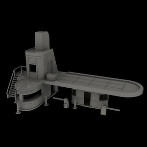3D Printed Post-Apocalyptic Building Terrain - Bingo Drive-In | 20mm Scale Gaslands Style RPG Miniature | M3 Studios