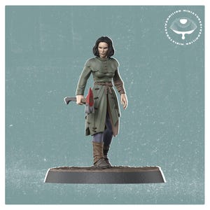 32mm Wasteland Survivor – Fallout RPG Mini | Post-Apocalyptic Figure | Vermilion Miniatures