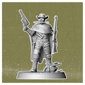 32mm Wasteland Mutated Wildlife Hunter – Fallout RPG Mini | Post-Apocalyptic Figure | Vermilion Miniatures