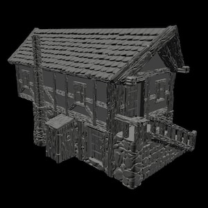 Terrain à bâtir fantastique imprimé en 3D - La pipe en pierre | Miniature D&D à l&#39;échelle 32 mm, Pathfinder, Wargame RPG | La forge des joueurs