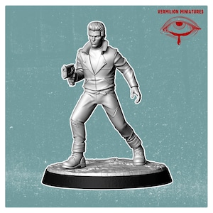 32mm Wasteland Hooligan – Fallout RPG Mini | Post-Apocalyptic Figure | Vermilion Miniatures