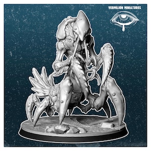 32mm Wasteland Shrimpcrawler – Fallout RPG Mini | Post-Apocalyptic Figure | Vermilion Miniatures