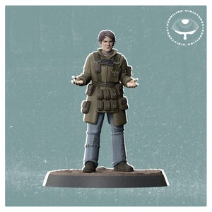 32mm Wasteland Survivor – Fallout RPG Mini | Post-Apocalyptic Figure | Vermilion Miniatures