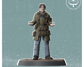 32mm Wasteland Survivor – Fallout RPG Mini | Post-Apocalyptic Figure | Vermilion Miniatures