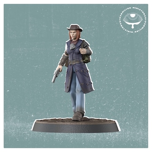 32mm Wasteland Survivor – Fallout RPG Mini | Post-Apocalyptic Figure | Vermilion Miniatures