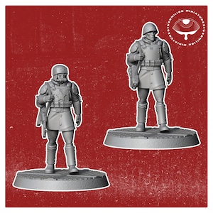 32mm Red Menace Soldier – Fallout RPG Mini | Post-Apocalyptic Figure | Vermilion Miniatures
