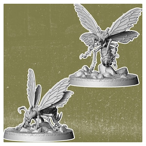 32mm Wasteland Mutated Wildlife Stingmare – Fallout RPG Mini | Post-Apocalyptic Figure | Vermilion Miniatures