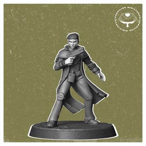 32mm Desert Patrol – Fallout RPG Mini | Post-Apocalyptic Figure | Vermilion Miniatures