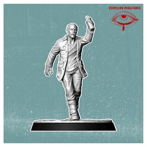 32mm Wasteland Junkie – Fallout RPG Mini | Post-Apocalyptic Figure | Vermilion Miniatures
