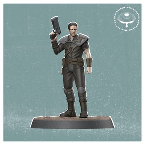 32mm Wasteland Survivor – Fallout RPG Mini | Post-Apocalyptic Figure | Vermilion Miniatures