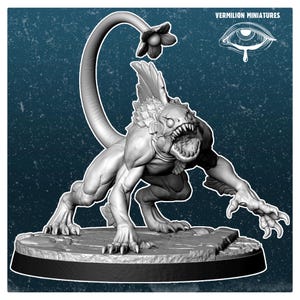32mm Wasteland Mutated Wildlife Fog Hunter – Fallout RPG Mini | Post-Apocalyptic Figure | Vermilion Miniatures