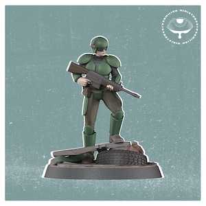 32mm Wasteland Survivor – Fallout RPG Mini | Post-Apocalyptic Figure | Vermilion Miniatures