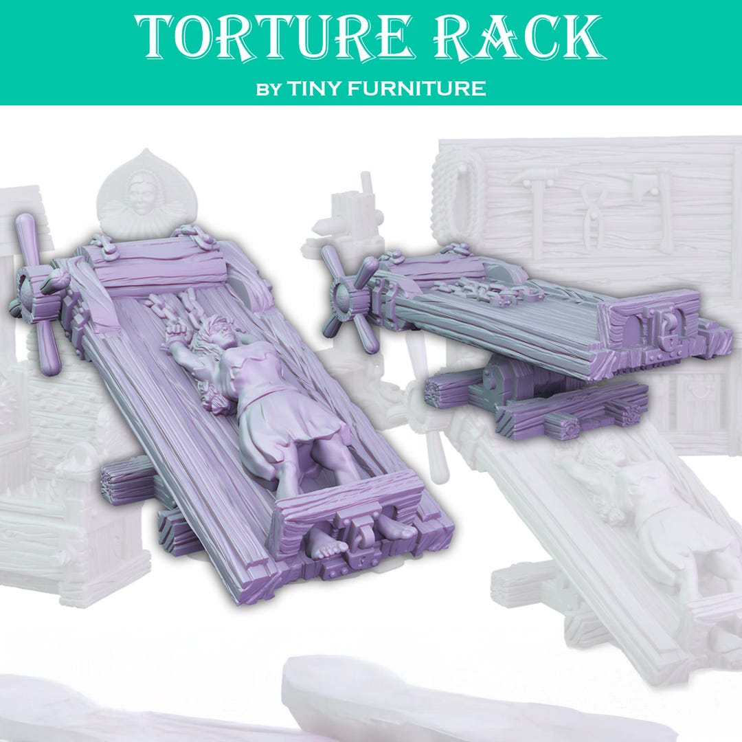 Medieval Torture Rack | 32mm Scale D&D, Fallout, Wargame RPG Miniature ...