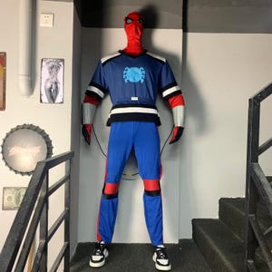 Costume de Spider-Man de votre quartier convivial, tenue de cosplay faite à la main