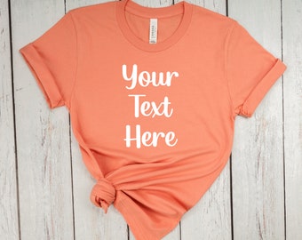 Personalized Shirt: Custom BELLA+CANVAS Unisex Tee