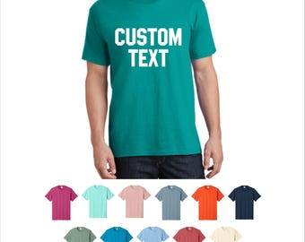 Custom Tee, Cotton Shirt, Sizes up to 6XL, Port & Co Core Cotton Tee