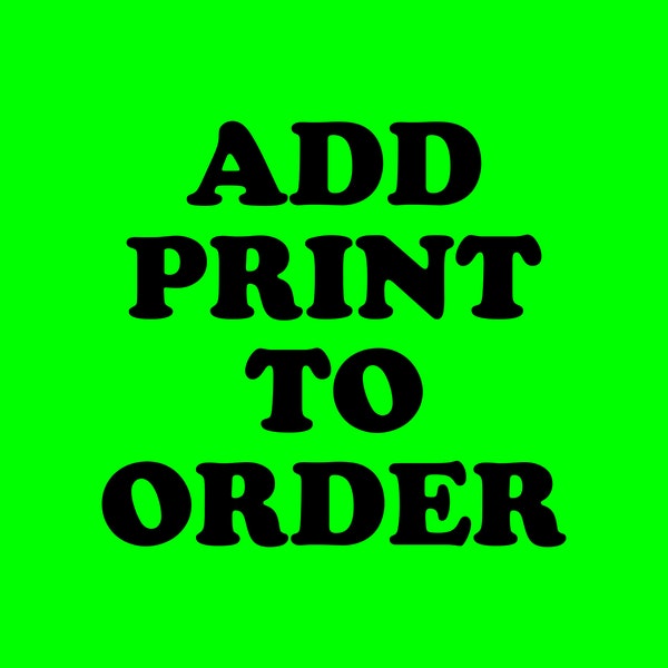 Add Print - Etsy