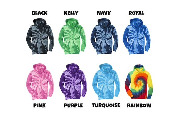 Custom tie dye hoodies deals