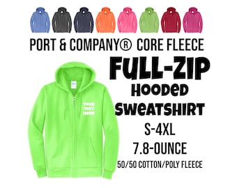 Port & Company Core Fleece Full-Zip Hooded Sweatshirt, Product