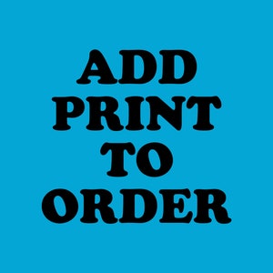 Add Print to Any Shirt Order - ADD8