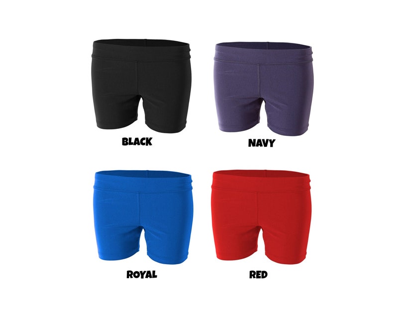 Custom Youth Volleyball Shorts Girls Compression Shorts Etsy