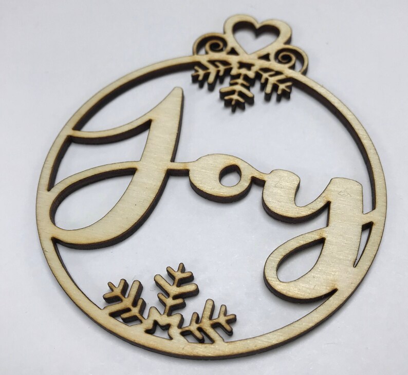 Laser Cut Wood Ornaments / Wood Christmas Ornament / Christmas Etsy