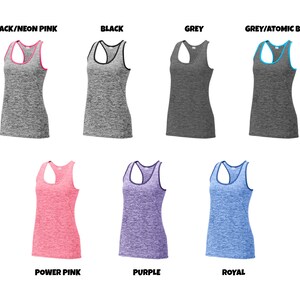 Ladies Custom Performance Tank, Custom Shirt, Moisture Wicking Tank ...