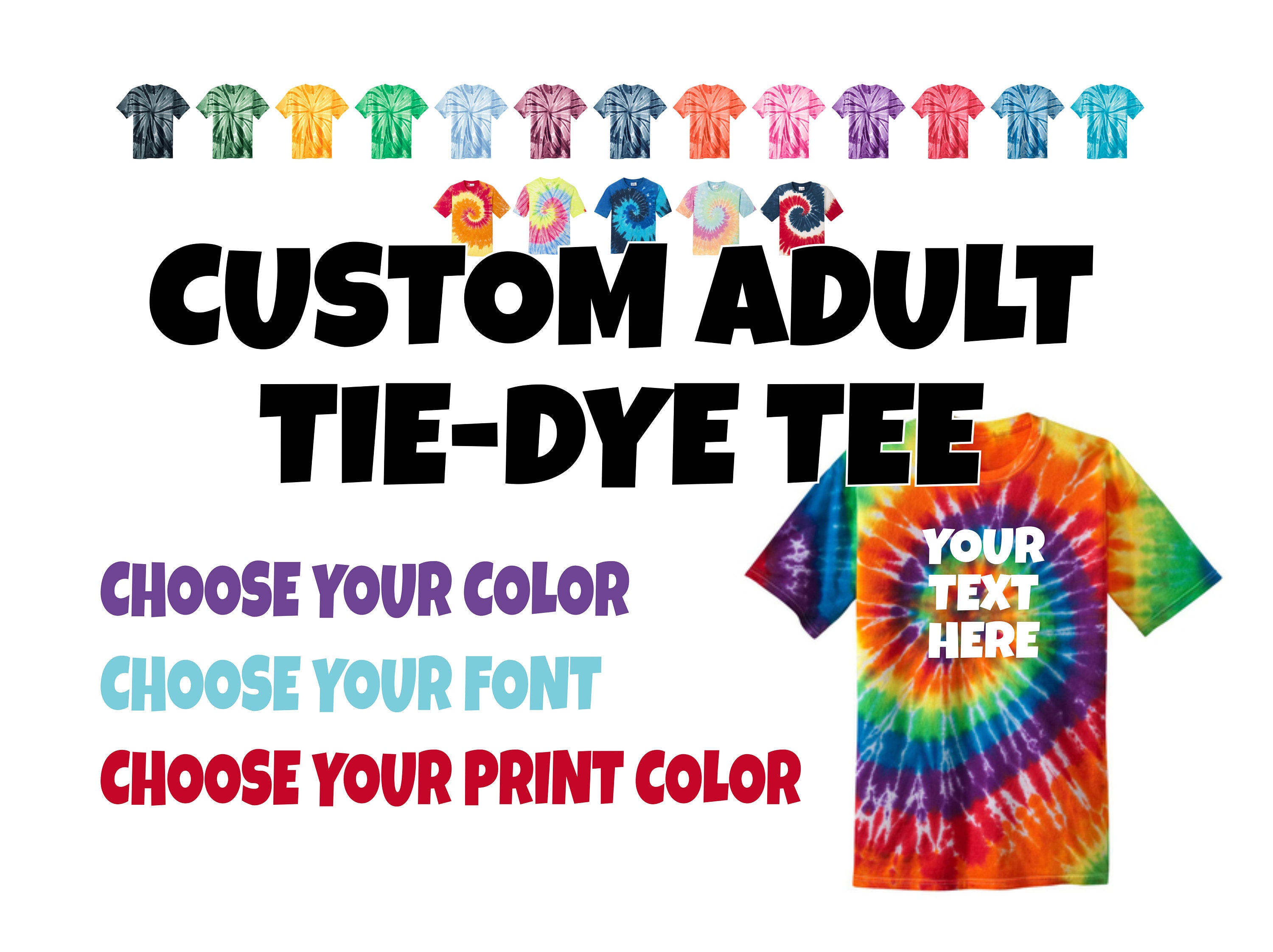 Custom Tie Dye Shirt Custom Shirt 