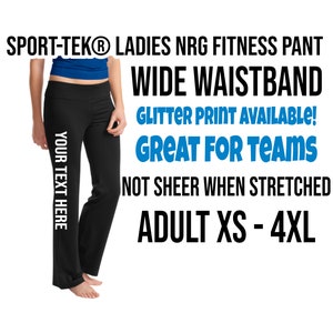 Sport-Tek® Ladies NRG Fitness Pants, Custom Yoga Pants LPST880