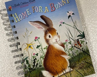 Home For A BUNNY Recycled Book Journal with Kit