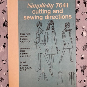 Simplicity 7641 UNCUT Vintage Sewing Pattern for Misses 4-H Dress & Jacket Size 10 image 6