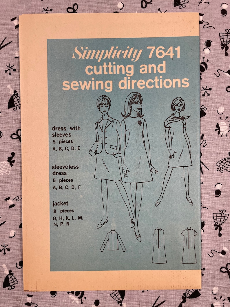 Simplicity 7641 UNCUT Vintage Sewing Pattern for Misses 4-H Dress & Jacket Size 10 image 6