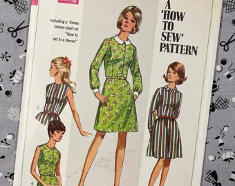 simplicity vintage 1960's evening dress jacket pattern 7348 South Of France Maxi Dress Lilac main image 0