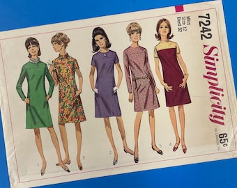 Simplicity 7348 UNCUT Vintage Sewing Pattern for Misses Dress & Jacket Bust 34 Designer Fashion - Etsy Simplicity 7348 UNCUT Vintage Sewing Pattern for Misses Dress & Jacket Bust 34 Designer Fashion - Etsy