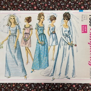 junior bridesmaid dress sewing patterns Girl's Junior Bridesmaid's Communion Formal Dress Sewing Pattern Size 3-6 Uncut