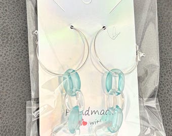 Pendientes de aro con colgante