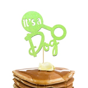 Dog or Puppy Shower Cake Topper, Dog Reveal Party Decorations, Dog Adoption Cake Decoration, Dog Adoption Party