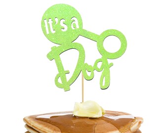 Dog or Puppy Shower Cake Topper, Dog Reveal Party Decorations, Dog Adoption Cake Decoration, Dog Adoption Party