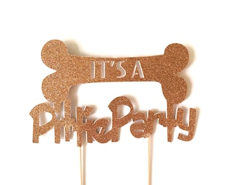 Pit Bull Cake Topper, Pitbull Birthday Party, Pittie Gotcha Day, Pittie Party,  Pitbull Party Decor, Bully Breed